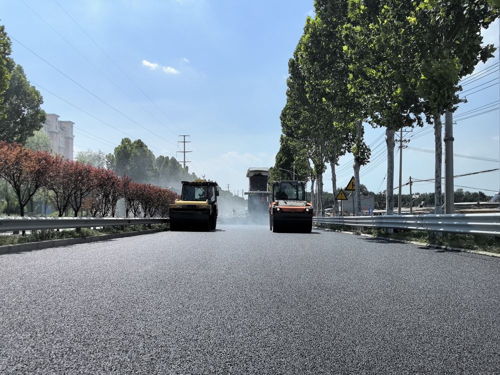 山东高速新材料集团环保稳定型橡胶沥青成功应用于国省道修复养护工程